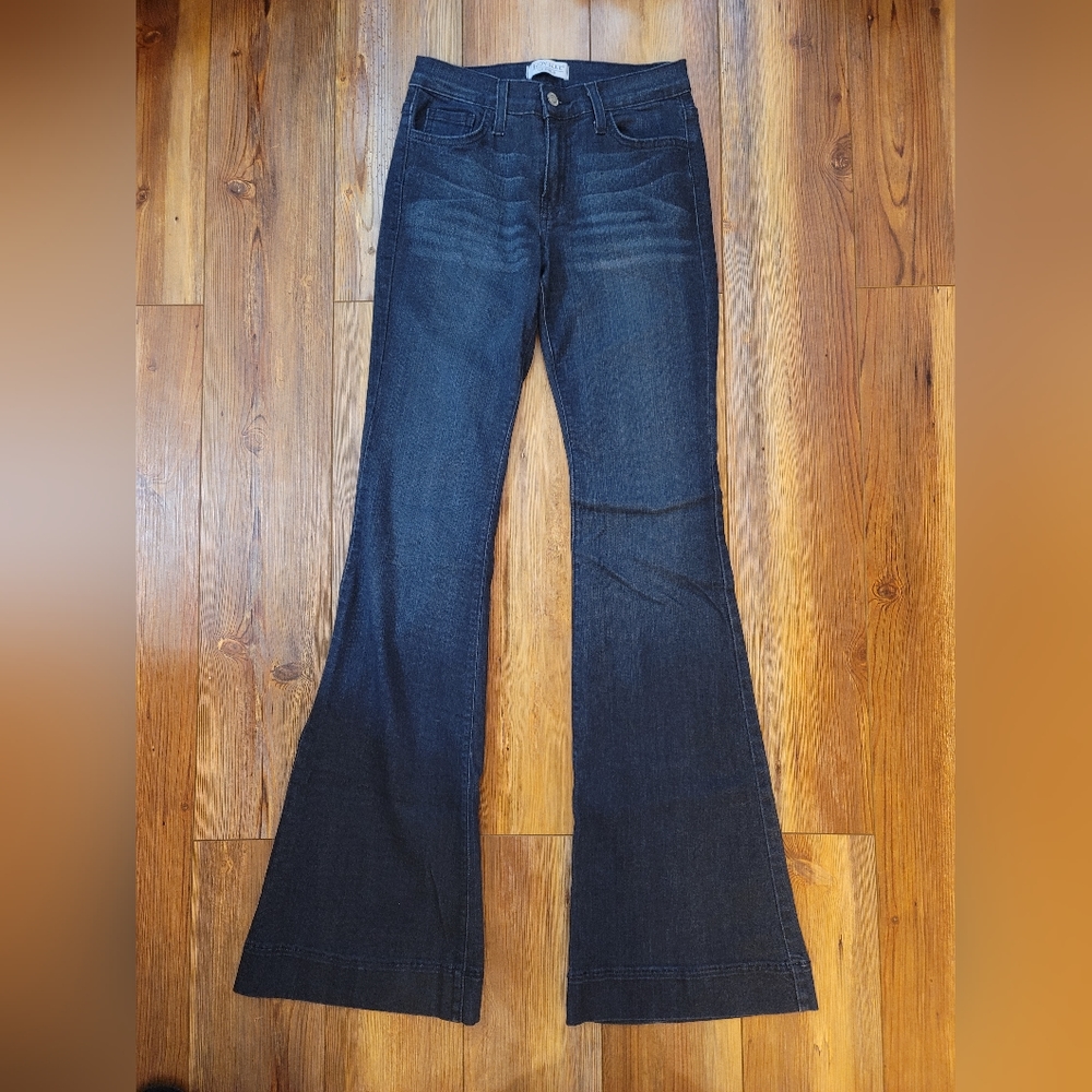Judy Blue Dark Wash Flare Leg Jeans Size 3/26